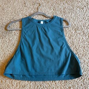 lululemon athletica Blue Crop Top